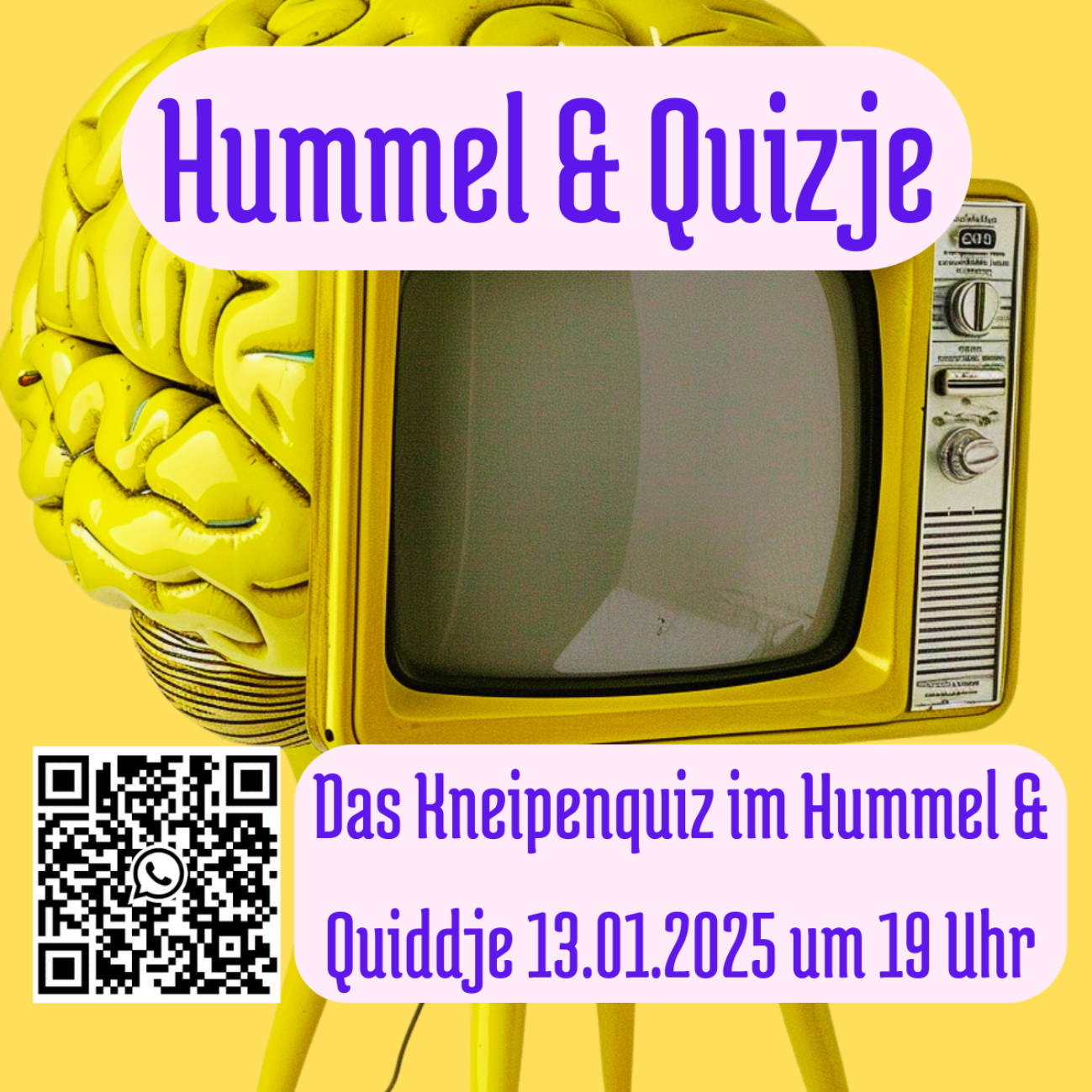Hummel & Quizje Pub Quiz, jeden 1. Montag!